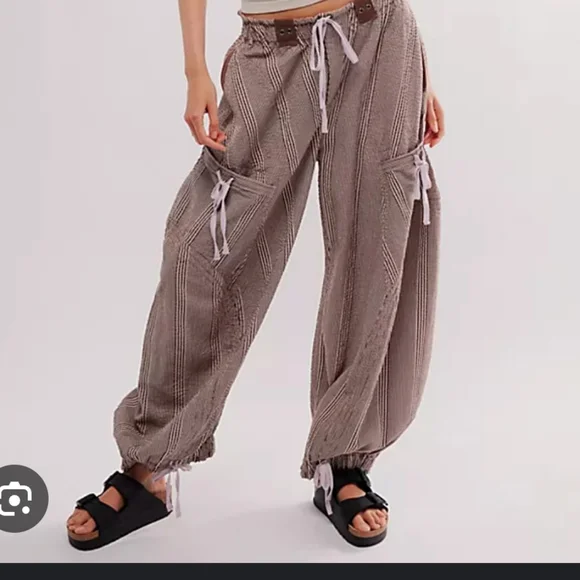 Free People Outta Sight Parachute Trousers - Picture 6 of 7